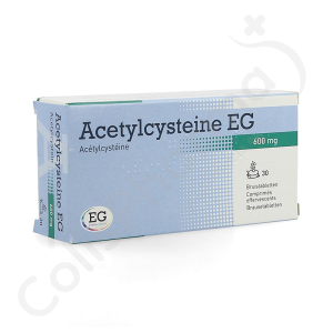 Acetylcysteine EG 600 mg - 30 comprimés effervescents