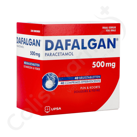 Dafalgan 500 mg - 40 comprimés effervescents