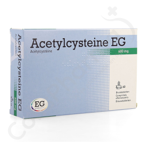 Acetylcysteine EG 600 mg - 60 comprimés effervescents
