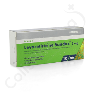 Levocetirizine Sandoz 5 mg - 10 comprimés