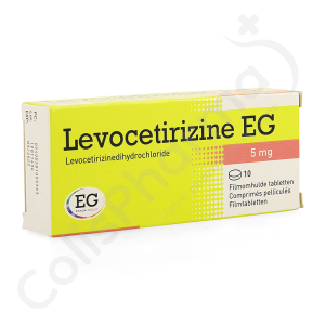 Levocetirizine EG 5 mg - 10 comprimés