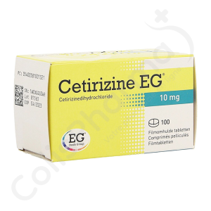 Cetirizine EG 10 mg - 100 comprimés