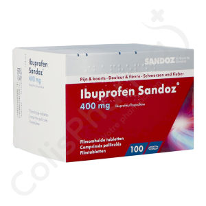 Ibuprofen Sandoz 400 mg - 100 tabletten