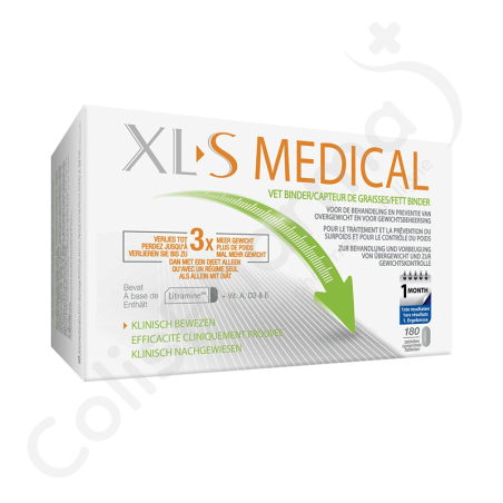 XLS Medical Capteur de Graisses - 180 comprimés