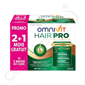 Omnivit Hair Pro Nutri-Repair - 180 comprimés