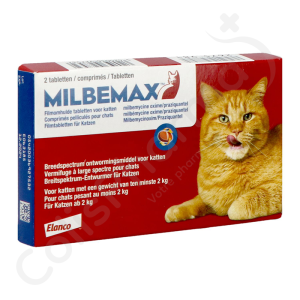 Milbemax Chats - 2 tabletten