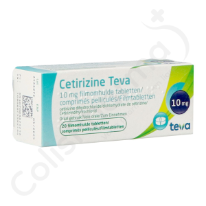 Cetirizine Teva 10 mg - 20 comprimés