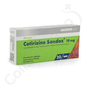 CetiSandoz 10 mg - 20 comprimés