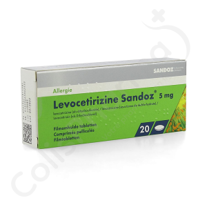 Levocetirizine Sandoz 5 mg - 20 tabletten