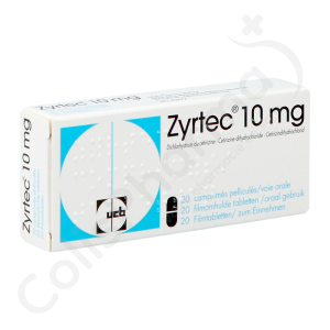 Zyrtec 10 mg - 20 comprimés