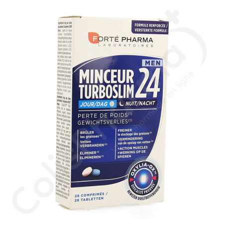 Forté Pharma Minceur 24 Men Jour et Nuit - 28 comprimés