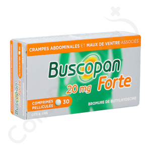 Buscopan Forte 20 mg - 30 comprimés