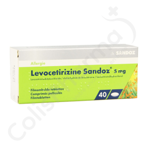 Levocetirizine Sandoz 5 mg - 40 comprimés