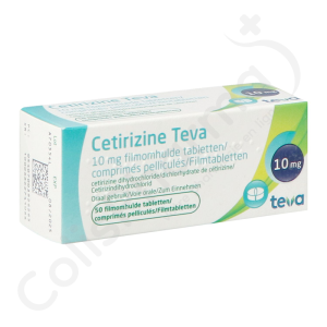 Cetirizine Teva 10 mg - 50 comprimés