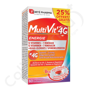 Forté Pharma MultiVit' 4G Energie - 60 comprimés