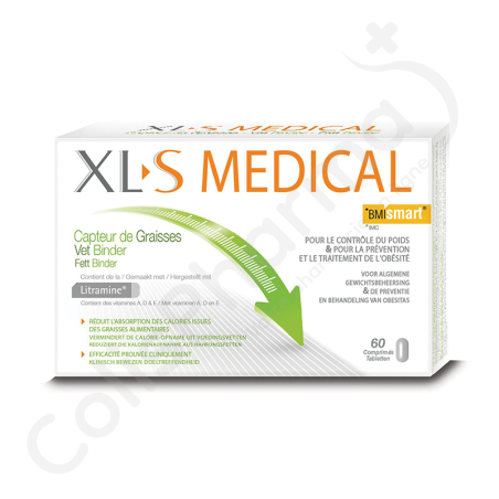 XLS Medical Capteur de Graisses - 60 comprimés