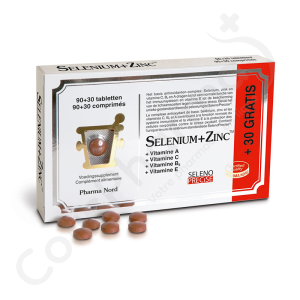 Selenium + Zinc - 90 comprimés + 30 gratuits