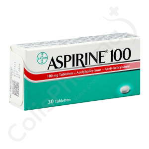 Aspirine 100 mg - 30 tabletten