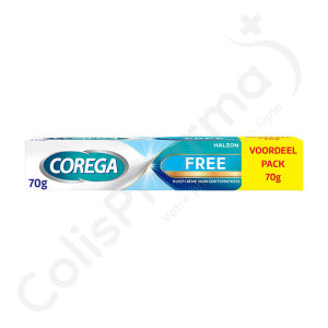 Corega Free Crème Adhésive - 70 g
