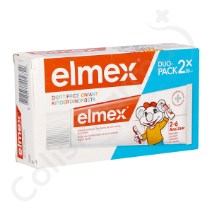 Elmex Dentifrice Enfant - 2x50 ml