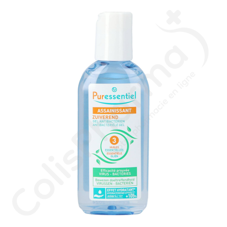 Puressentiel Assainissant Gel antibactérien hydroalcoolique - 80 ml Puressentiel Assainissant Gel antibactérien hydroalcoolique - 80 ml