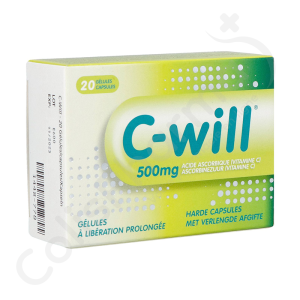 C-Will 500 mg - 20 gélules à libération prolongée