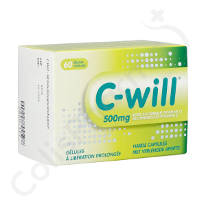 C-Will 500 mg - 60 gélules à libération prolongée