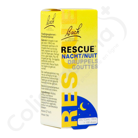 Bach Rescue Nuit - Gouttes 10 ml