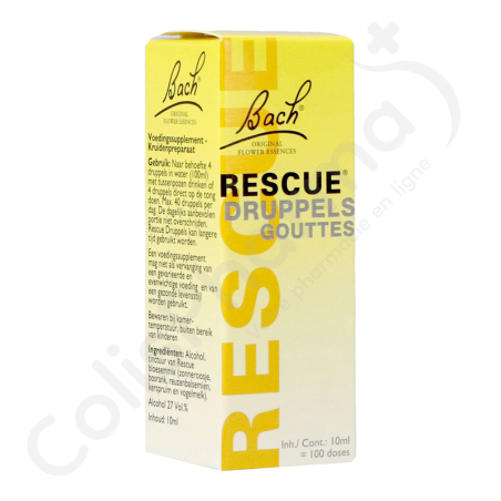 Bach Rescue - Gouttes 10 ml