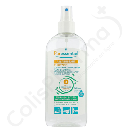 Puressentiel Assainissant Lotion spray antibactérienne hydroalcoolique - 250 ml Puressentiel Assainissant Lotion spray antibactérienne hydroalcoolique - 250 ml