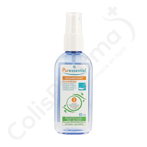 Puressentiel Zuiverend Hydroalcoholische Antibacteriële Spray Lotion - 80 ml
