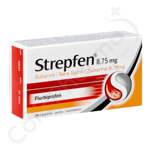Strepfen Sans Sucre Orange 8,75 mg - 24 pastilles