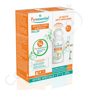 Puressentiel Articulations & Muscles Roller - 2x75 ml PROMOPACK