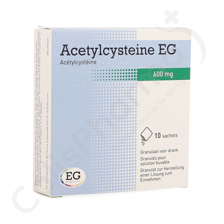 Acetylcysteine EG 600 mg - 10 sachets