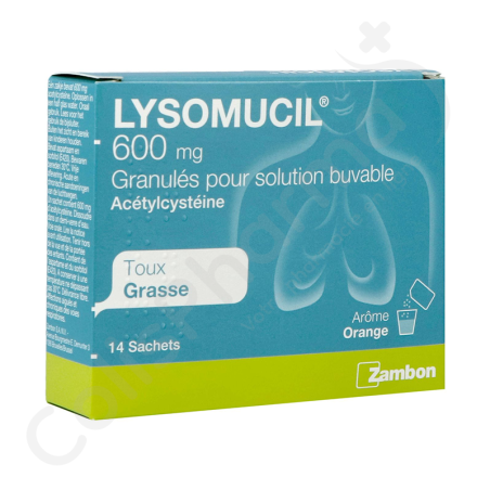 Lysomucil 600 mg - 14 sachets