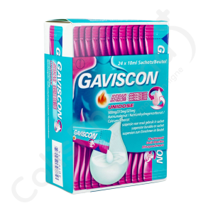 Gaviscon Antizuur-Antireflux Unidoses - 24 sachets van 10 ml