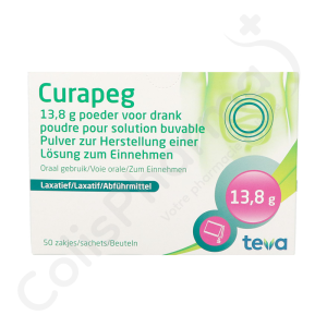 Curapeg 13,7 g - 50 sachets