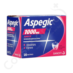 Aspégic 1000 mg - 20 sachets