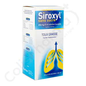 Siroxyl Sans Sucre 250 mg/5 ml - Sirop 300 ml