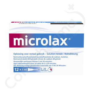 Microlax - Solution rectale 12x5 ml