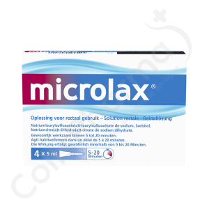 Microlax - Solution rectale 4x5 ml