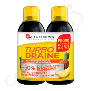 Forté Pharma Turbodraine Ananas - 2 x 500 ml