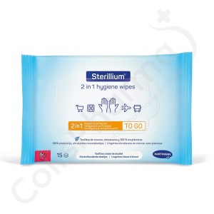 Sterillium 2 in 1 Hygiene Wipes - 15 stuks