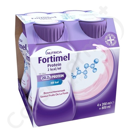 Fortimel Protein 2 kcal Bosvruchten - 4x200 ml