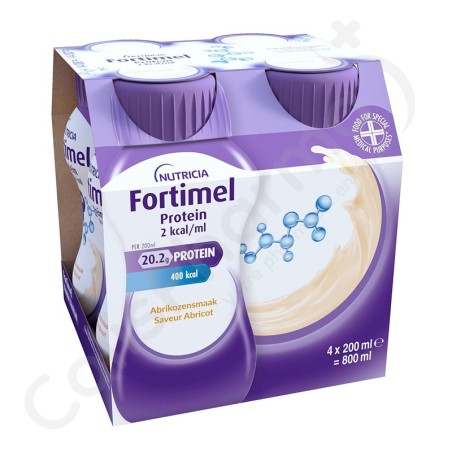 Fortimel Protein 2 kcal Abrikoos - 4x200 ml