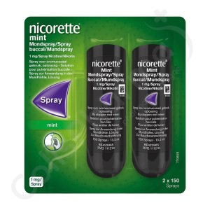 Nicorette Mint 1mg/Spray - 2 sprays buccaux