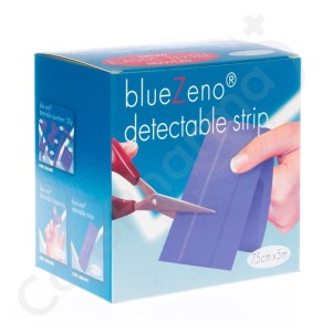 Bluezeno Detectable Strip Blue 7,5 x 5 m - 1 rol