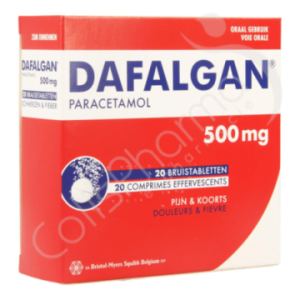 Dafalgan 500 mg - 20 bruistabletten