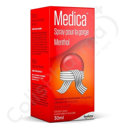 Medica Menthol Zonder Suiker 20 mg/10 ml - Spray 30 ml Medica Menthol Zonder Suiker 20 mg/10 ml - Spray 30 ml