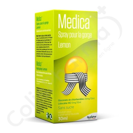 Medica Citroen Zonder Suiker 20 mg/10 ml - Spray 30 ml